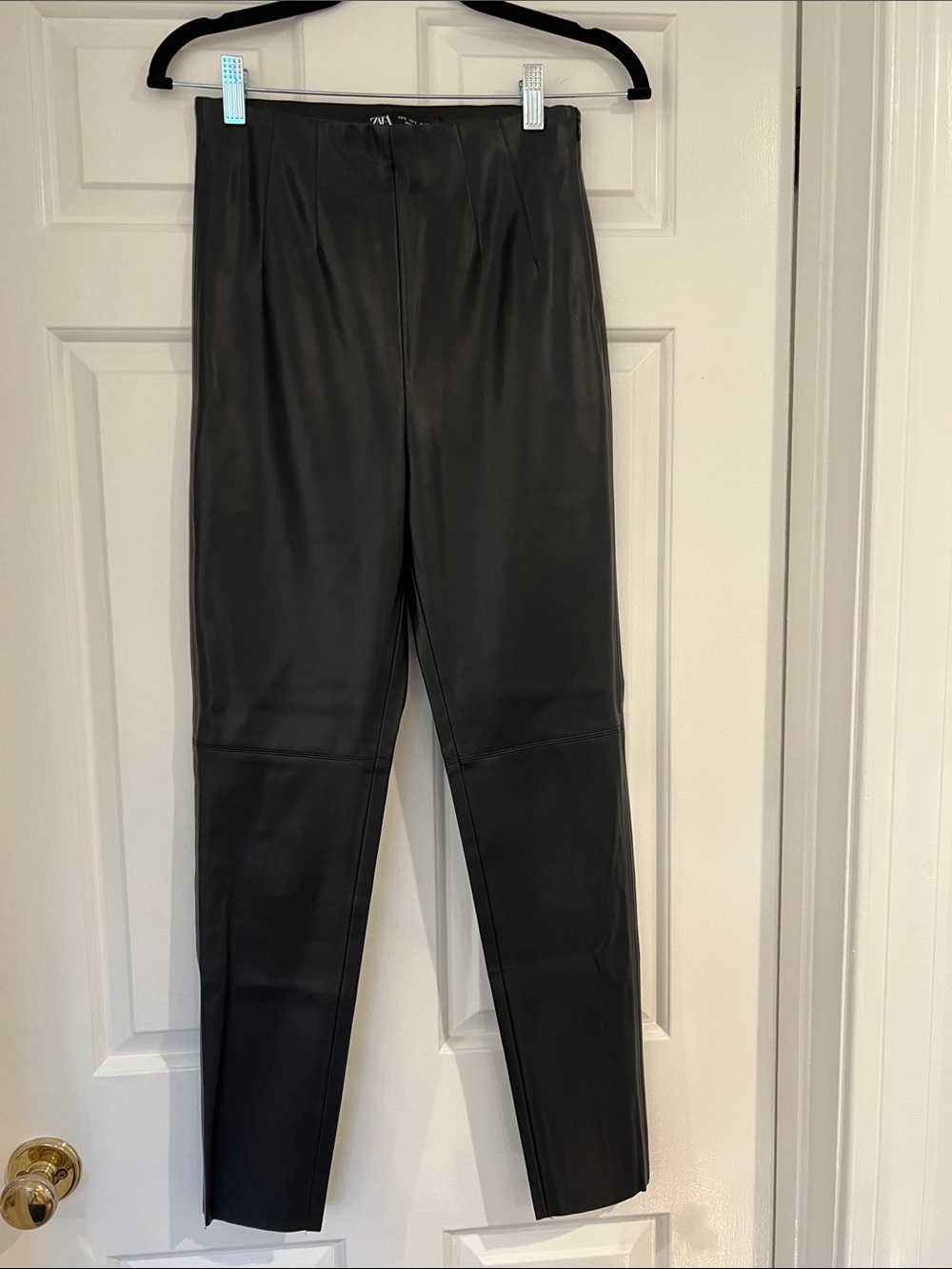 Zara Black Faux Leather Women’s Pants